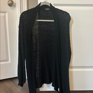 Wild Fable Black Textured Cardigan